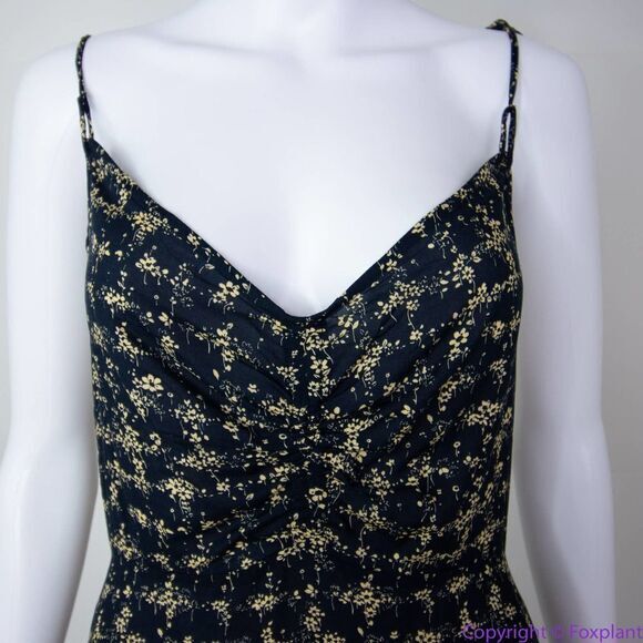 NEW Intimately Free People Caught Up Printed Slip Dress, Black, Small - Picture 5 of 16